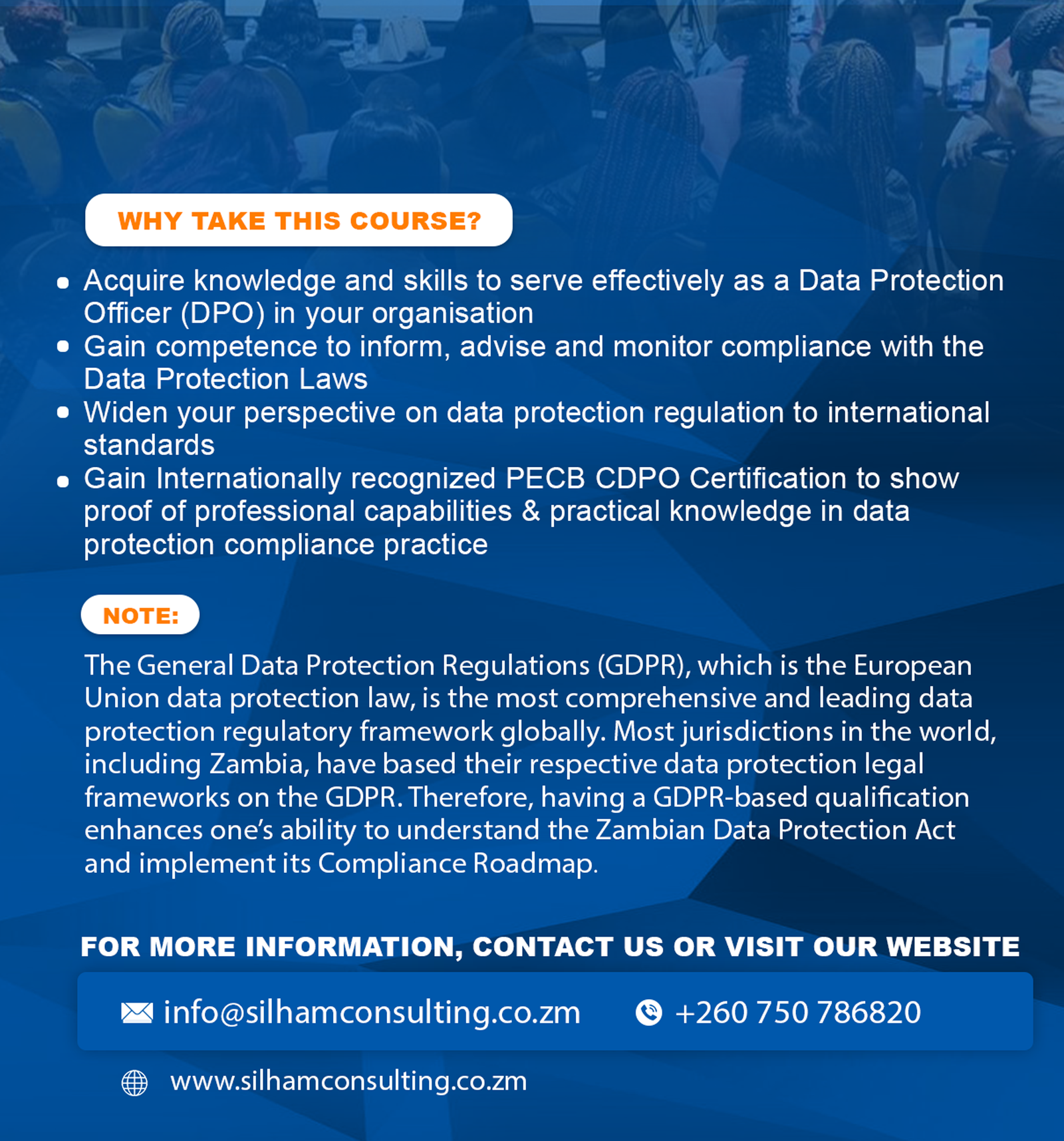 Why take the PECB CDPO course